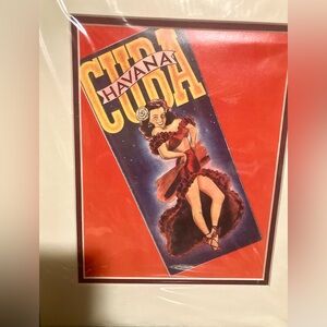 NEW 1950s Cuban Ad Rumba Dancer Vintage Look Poster Havana Nights Wall Art 11x14